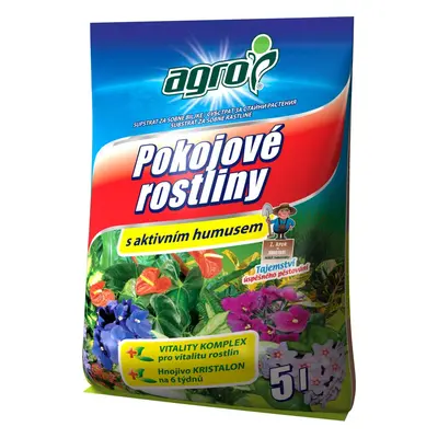 AGRO Substrát pro pokojové rostliny 5l