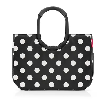 Nákupní taška Reisenthel Loopshopper L Frame Dots white