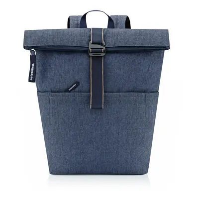 Rolovací batoh Reisenthel Rolltop backpack Herringbone dark blue