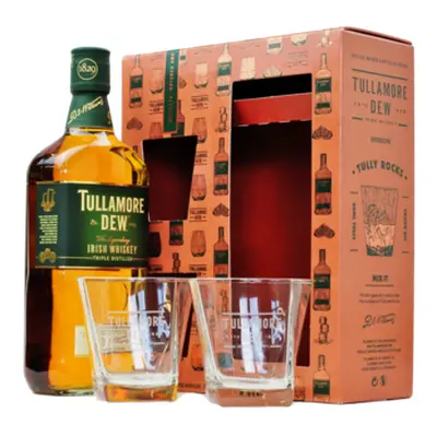 Tullamore Dew 40% 0,7l (dárkové balení s 2 skleničkami)