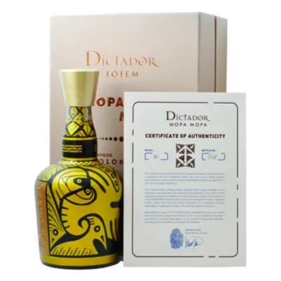 Dictador Totem, Mopa Mopa 1982, Model "G" 40% 0,7L (dárkové balení kazeta)