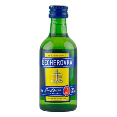 Mini Becherovka 38% 0,05l (holá láhev)