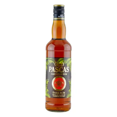 Old Pascas Dark Rum 37,5% 0,7L (holá láhev)