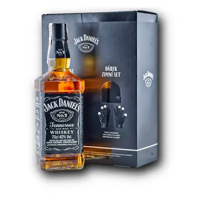 Jack Daniel's Old N°. 7 40% 0.7L (dárkové balení s čepicí a rukavicemi)