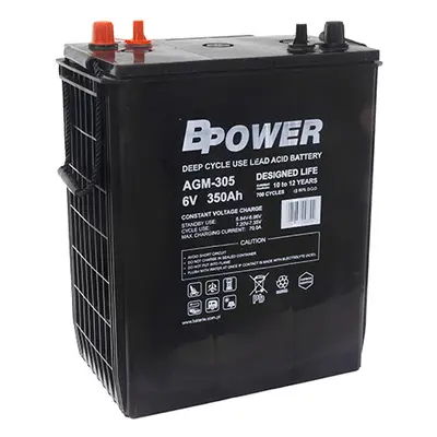 Trakční baterie BPOWER AGM-305, 350Ah, 6V