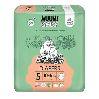 Muumi Baby 5 Maxi+ 10–16 kg (44 ks), eko pleny