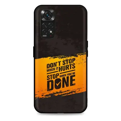 Kryt TopQ Xiaomi Redmi Note 11 silikon Don´t Stop 71828