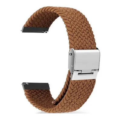 Pletený řemínek TopQ Braid pro Apple Watch 3-4-5-6-SE 38-40mm hnědý 60350