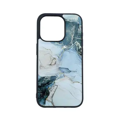 Kryt TopQ Marble iPhone 15 Pro Max pevný Smoky Color 105208