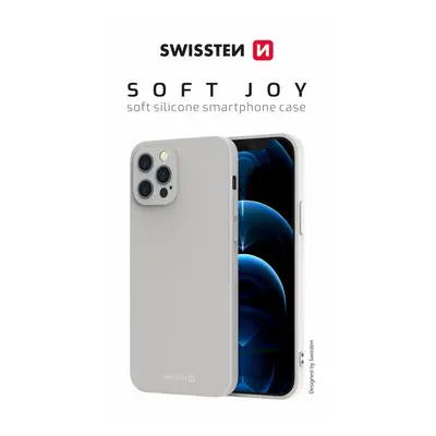 Zadní kryt Swissten Soft Joy na iPhone 15 Pro šedý