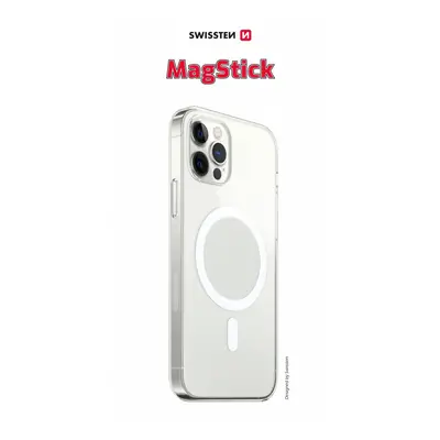 Zadní kryt Swissten Clear Jelly Magstick na iPhone 15 Plus průhledný