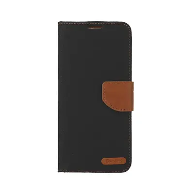 Pouzdro Canvas Xiaomi Redmi 12 knížkové černé 115720