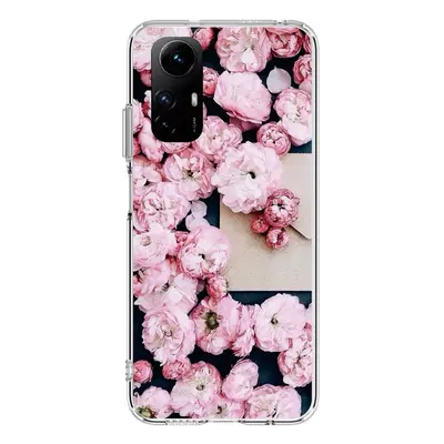 Kryt TopQ Image Xiaomi Redmi Note 12S Image pevný Růžové květy 121579