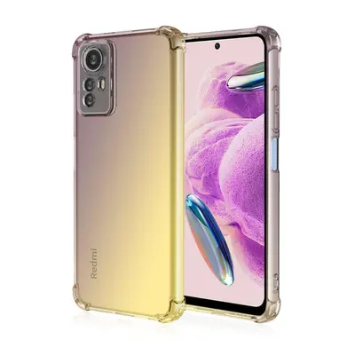 Kryt TopQ Xiaomi Redmi Note 12S Shock duhový purpurovo-žlutý 99835