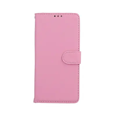 Pouzdro TopQ Xiaomi Redmi Note 12 knížkové světle růžové s přezkou 95406