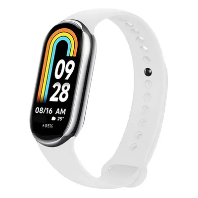 Silikonový řemínek FIXED Silicone Strap pro Xiaomi Mi Band 8/Smart Band 9, bílý