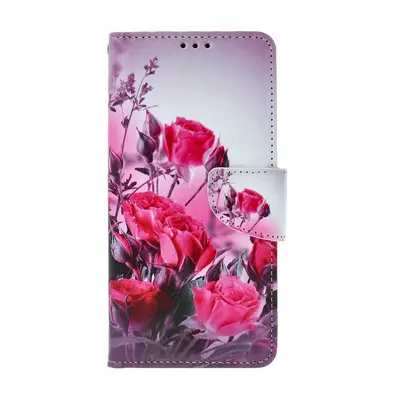 Pouzdro TopQ Xiaomi Redmi Note 13 Pro knížkové Romantické růže 130183