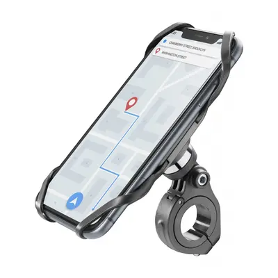 Univerzální držák Cellularline Bike Holder PRO pro mobilní telefony k upevnění na řídítka, černý