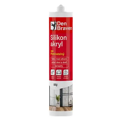 Silikon akryl DEN BRAVEN transparentní 280ml