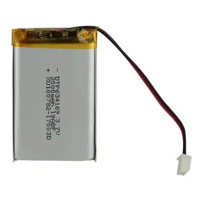 Baterie nabíjecí LiPo 3,7V/2000mAh Hadex