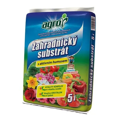 Zahradnický substrát AGRO 5l