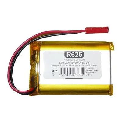 Baterie nabíjecí LiPo 3,7V/1500mAh Hadex