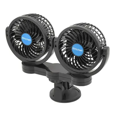 Ventilátor MITCHELL DUO na přísavku 12V