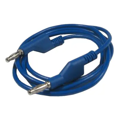 Kabel propojovací 1mm2/ 2m s banánky modrý HADEX N536A