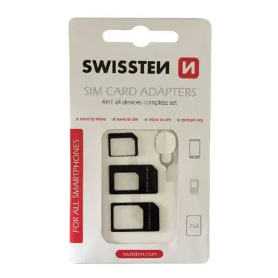 Adaptér SWISSTEN pro SIM karty 4in1