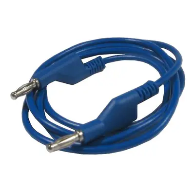 Kabel propojovací 1mm2/ 1m s banánky modrý HADEX N531A