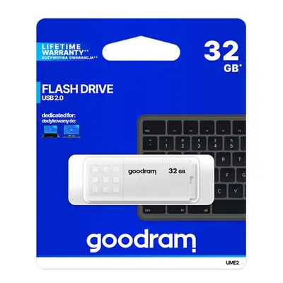 Flash disk GOODRAM USB 2.0 32GB bílý