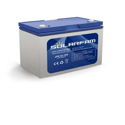 Baterie olověno uhlíková 100 Ah Solarfam