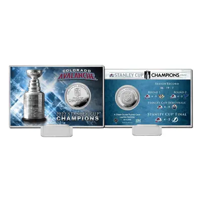 Colorado Avalanche pamětní mince 2022 Stanley Cup Champions Silver Mint Coin