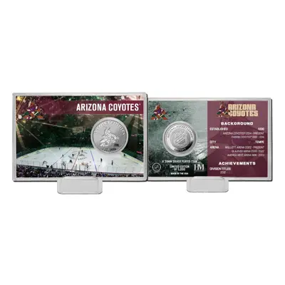 Arizona Coyotes sběratelská mince History Silver Coin Card Limited Edition od 5000