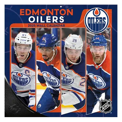 Edmonton Oilers kalendář 2025 Wall Calendar