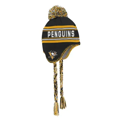 Pittsburgh Penguins dětská zimní čepice Jacquard Tassel Knit With Pom