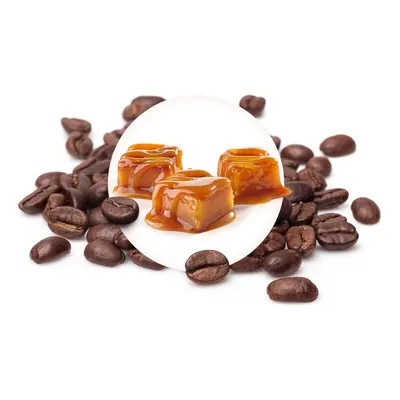 Karamelová - zrnková káva bezkofeinová, 500g