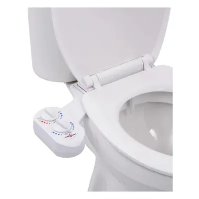 vidaXL Přídavný bidet na WC sedátko teplá/studená voda jedna tryska