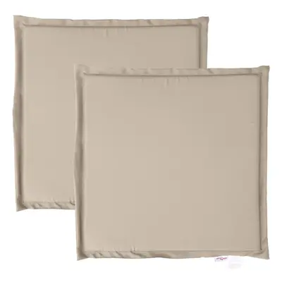 vidaXL Podsedáky na zahradní nábytek ks taupe 45x45x2 cm čtvercové