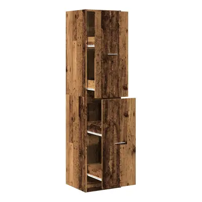 vidaXL Skříňka na léky old wood x x 174,5 cm kompozitní dřevo