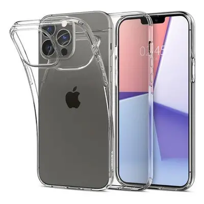 Ochranný kryt Spigen Liquid Crystal pro iPhone 13 Pro Max transparentní