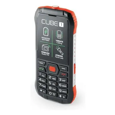 CUBE1 X200 odolný tlačítkový telefon červený