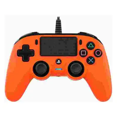 Nacon Wired Compact Controller - ovladač pro PlayStation 4 - oranžový