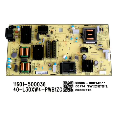 LCD modul zdroj TCL 30805-000145 / SMPS power supply board 40-L30XW4-PWB1ZG