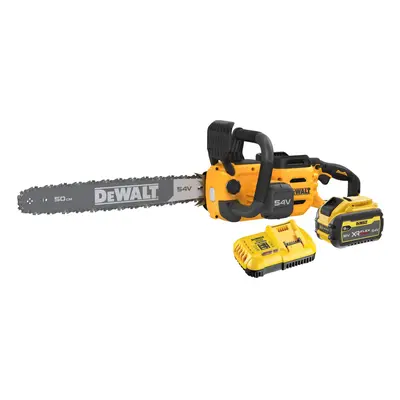 DCMCS575X1 DEWALT 54 VOLT FLEXVOLT AKU BEZUHLÍKOVÁ ŘETĚZOVÁ PILA 50 CM LIŠTA, 1 X 9,0AH BATERIE,