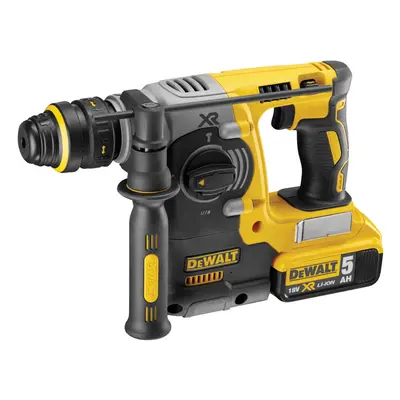 DCH273P2T DeWALT 18 VOLT AKU BEZUHLÍKOVÉ, KOMBINOVANÉ KLADIVO SDS PLUS, 2 X 5,0 AH BATERIE, NABÍ