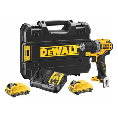 DCD701D2 DEWALT AKU 12V BEZUHLÍKOVÁ VRTAČKA, 2 X 2,0AH BATERIE, NABÍJEČKA, KUFR T-STAK