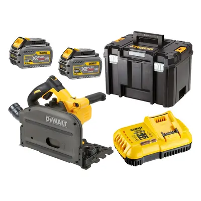 DCS520T2 DeWALT 54VOLT FLEXVOLT AKU PONORNÁ PILA, 2 X 6,0 Ah AKU FLEXVOLT 54/18VOLT, NABÍJEČKA, 