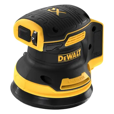 DCW210N DEWALT 18V AKU EXCENTRICKÁ BRUSKA 125MM, BEZ BATERIE A NABÍJEČKY, V KRABICI