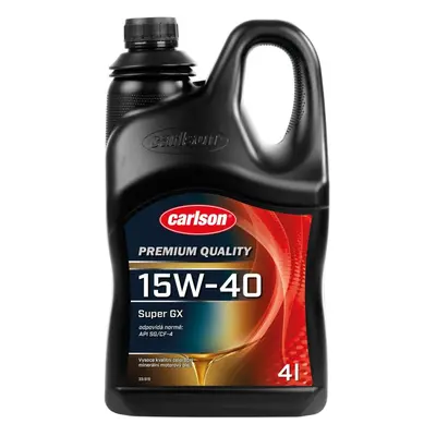 Minerální motorový olej Carlson Premium 15W-40 Super GX 4l